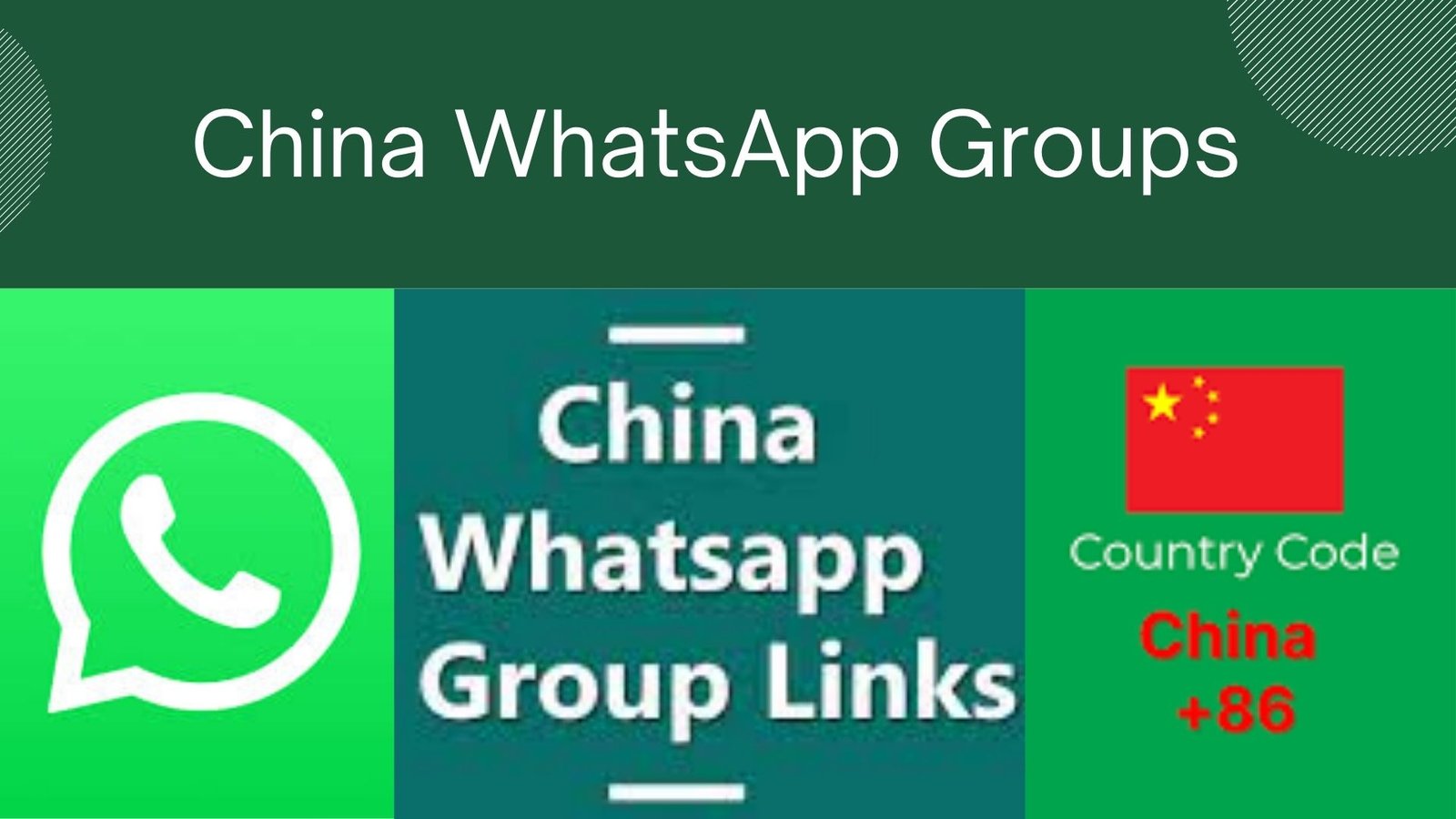 China Whatsapp Group links